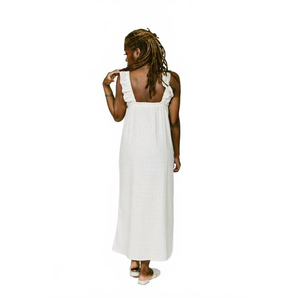 NEW HARLY JAE milos maxi dress in natural - Picture 2 of 3